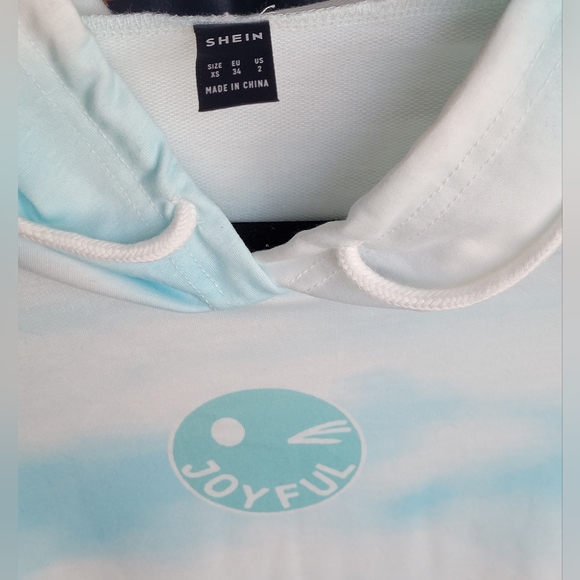 2 /$15 NWT Tie Dye Pullover Light Weight Hoodie Shien Sz XS - Picture 4 of 4